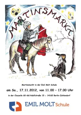 Bild: Martinsmarkt – Herbstfest in der Emil-Molt-Schule in Berlin Zehlendorf