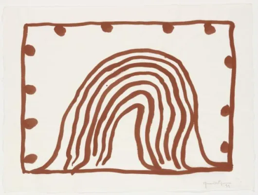 Bild: Farben der Erde: Ausstellung von Joan Hernández Pijuan ab dem 16.9. in Bad Homburg