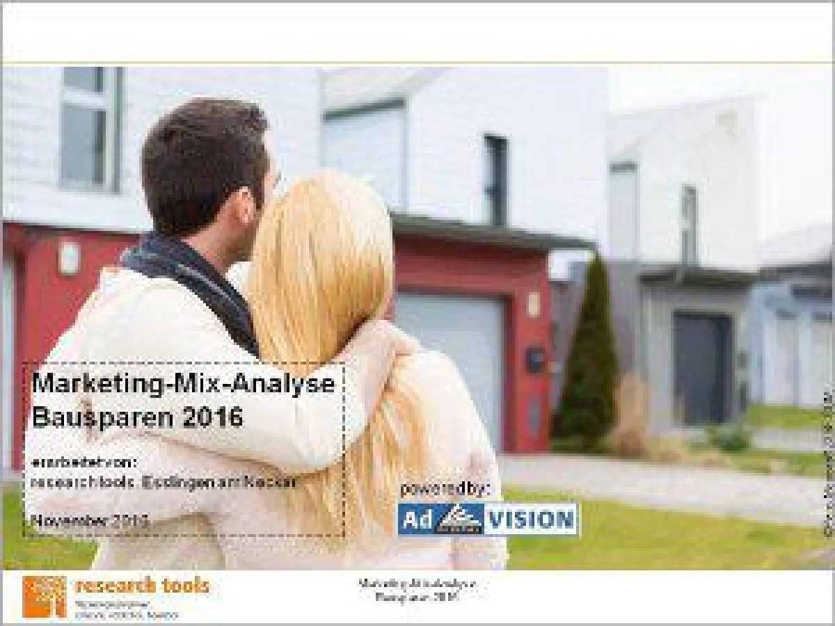 Marketing-Mix-Analyse Bausparen 2016