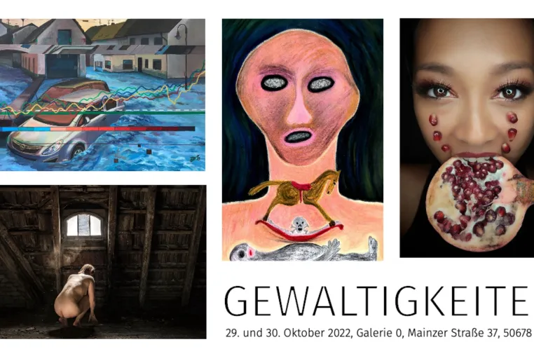 Bild: Vier Kunstschaffende zeigen Gewaltigkeiten