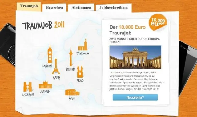 Bild: Wimdu vergibt den Traumjob des Sommers: "Reisereporter" reist quer durch Europa und testet 44 Betten