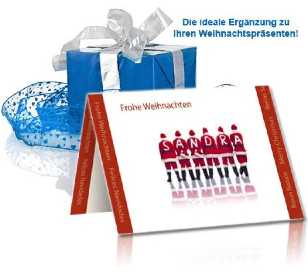 Weihnachtsgrüße mit Bildpersonalisierung - persönlicher kann Kundenansprache nicht sein