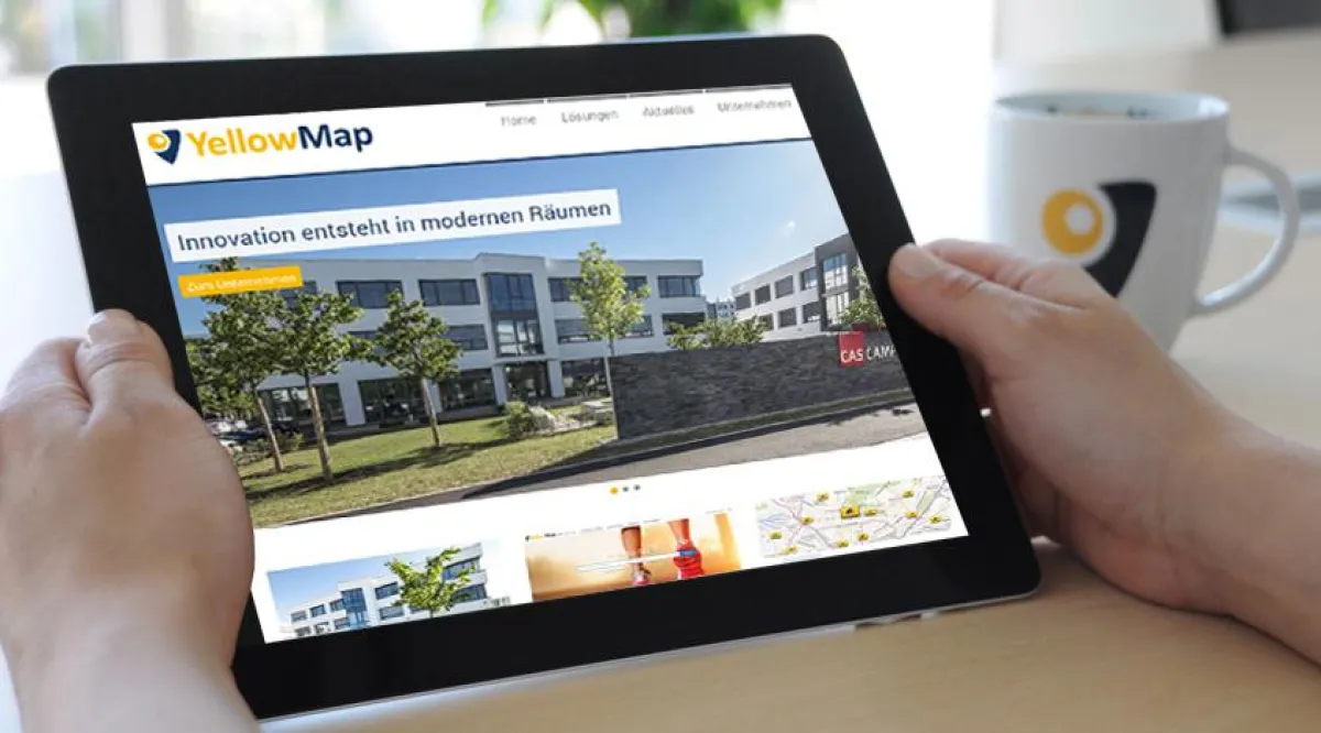 YellowMap zieht neue Seiten auf