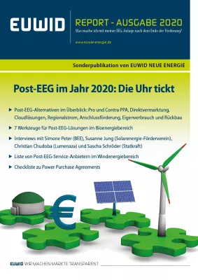 Bild: „Post-EEG im Jahr 2020: Die Uhr tickt“ – Neuer EUWID-Report erschienen