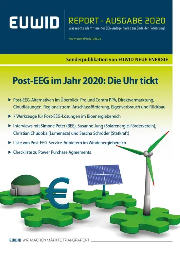 Bild: „Post-EEG im Jahr 2020: Die Uhr tickt“ – Neuer EUWID-Report erschienen