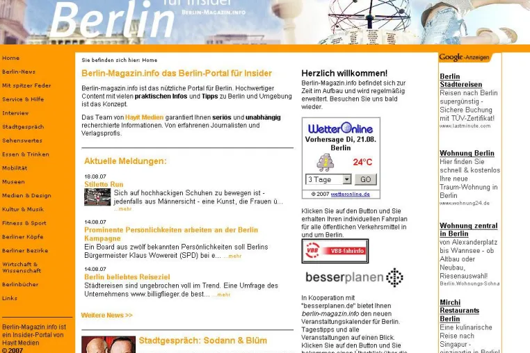 Bild: Neues Online-Magazin für die Hauptstadt: Berlin mit Insiderwissen entdecken