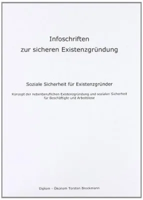 Bild: Infoschrift zur sicheren Existenzgründung 2014