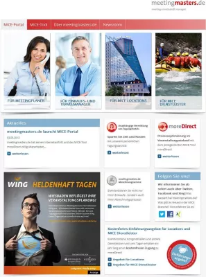 Bild: meetingmasters.de launcht MICE-Portal
