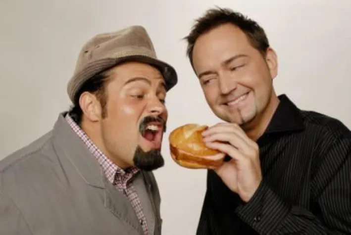 Bild: „Studiotechniker Nullinger“ mit Mike Hager & Stefan Meixner