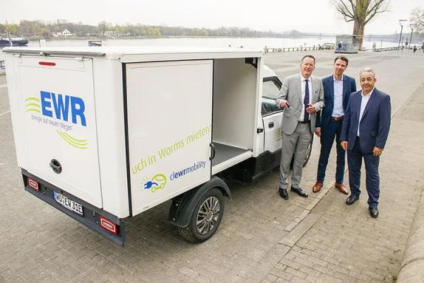 Bild: Post der Stadt Mainz ist jetzt e-mobil unterwegs