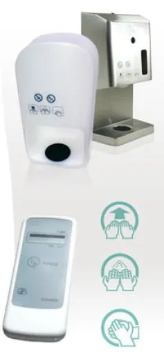 Innovatives Handdesinfektionsgerät Bild: Innovatives Handdesinfektionsgerät