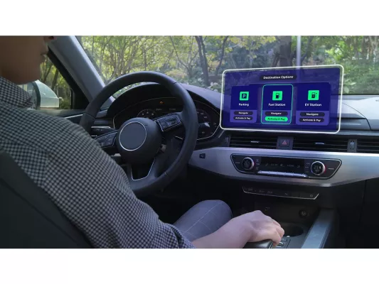 Bild: Parkopedia und ThinxNet ermöglichen europaweit kontaktloses Bezahlen an der Tankstelle aus dem Auto