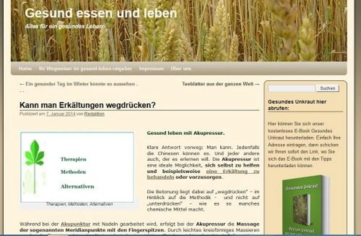 Vorsorge gegen Erkältung