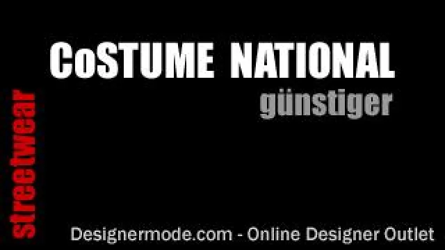 Costume National für Damen und Herren günstiger im Online Designer Outlet Bild: Costume National für Damen und Herren günstiger im Online Designer Outlet