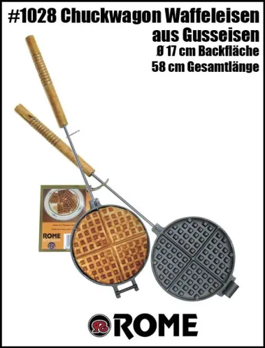 Bild: Hochwertige Waffeleisen aus Gusseisen