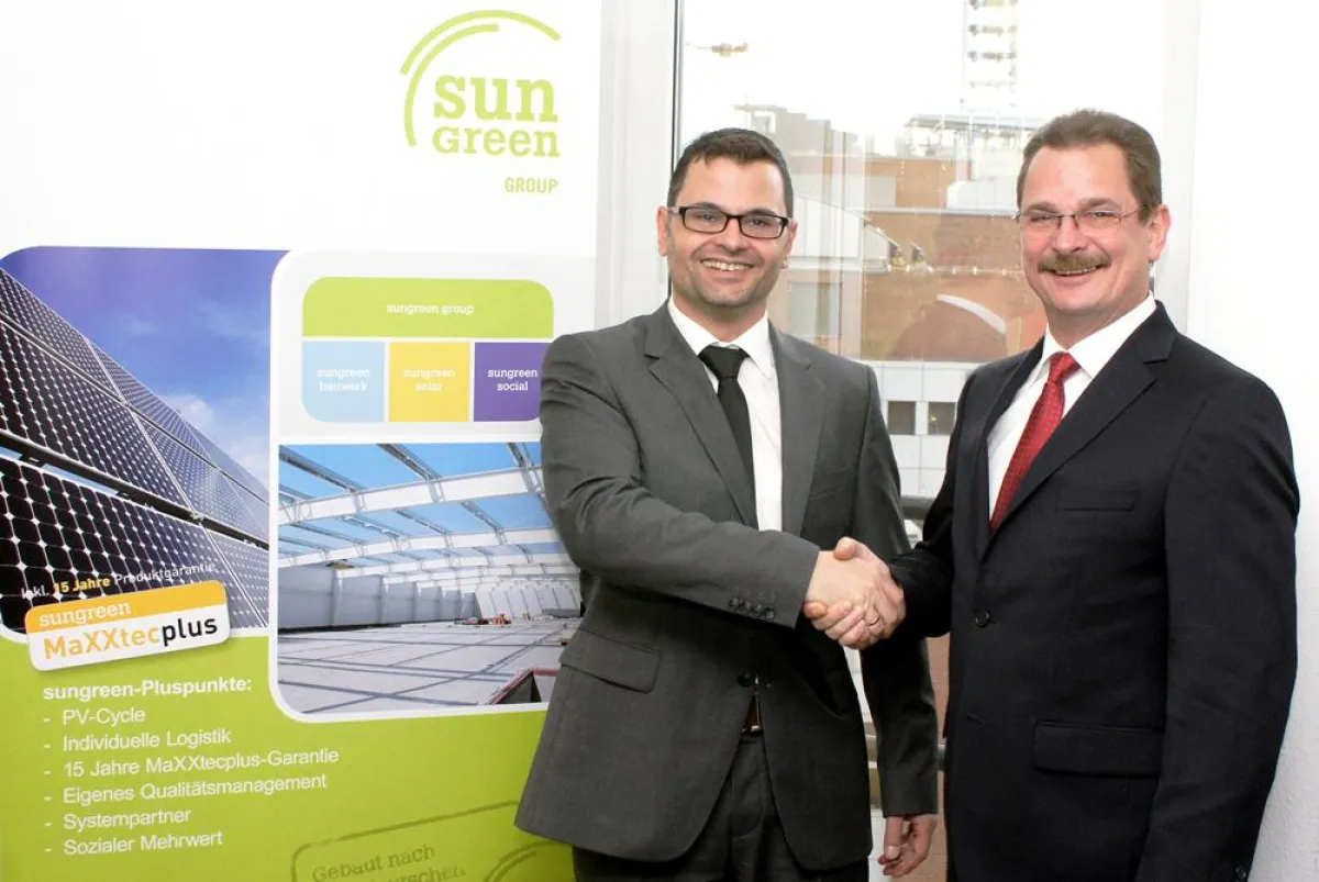 A. Grabovac, sungreen energy GmbH; R. Donovan, Norder Energie- und Speichertechnik GmbH & Co KG