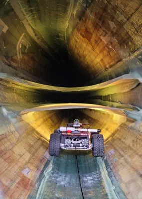 Bild: Mit dem Roboter ins Innenleben der Windräder