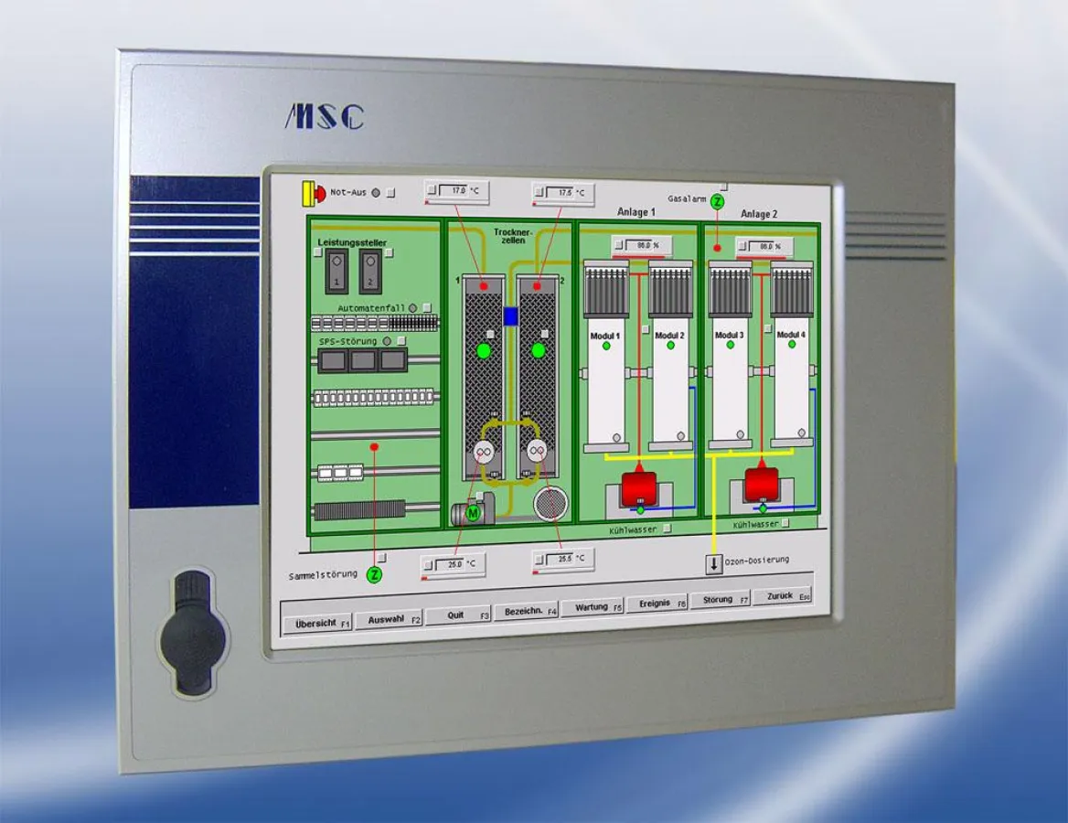 Panel-PC Frontansicht
