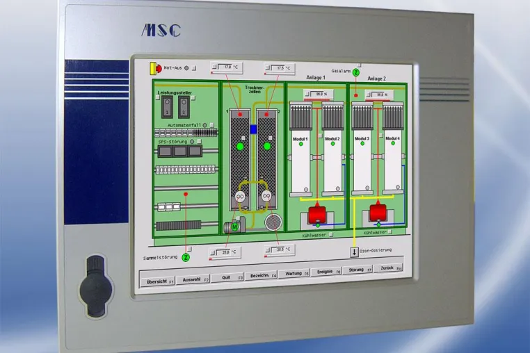 Kompakter Panel-PC Bild: Kompakter Panel-PC