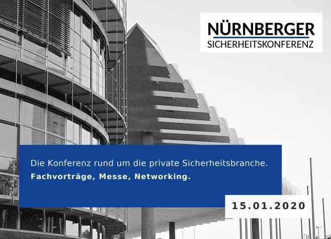 Bild: Die private Sicherheitsbranche trifft sich zur 3. Nürnberger Sicherheitskonferenz