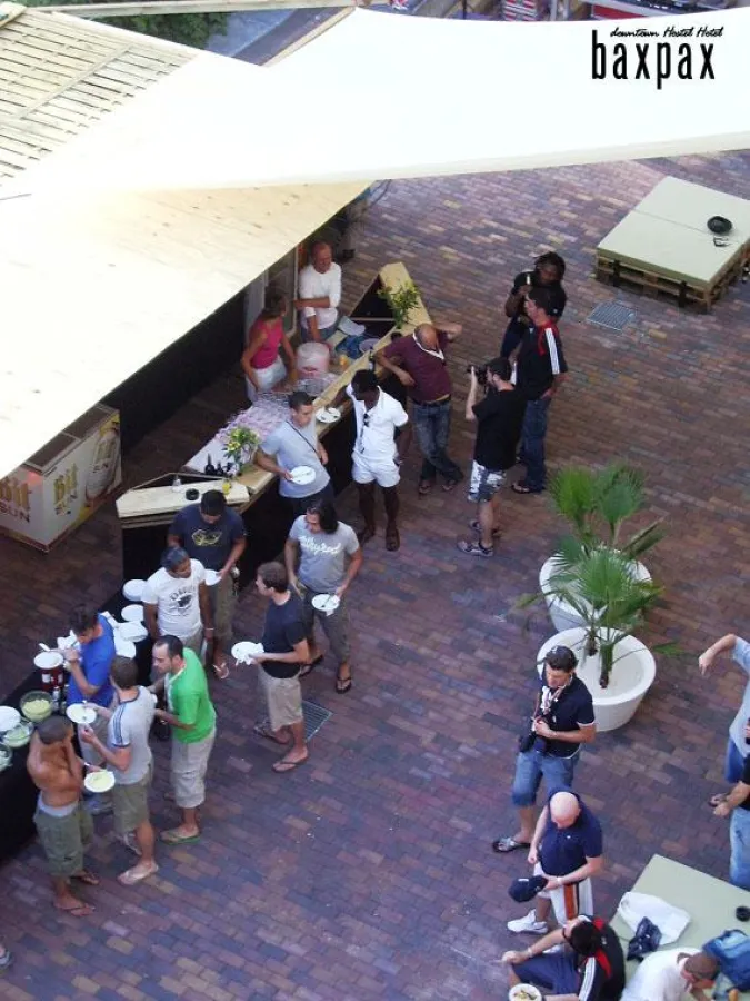 Innenhof baxpax downtown