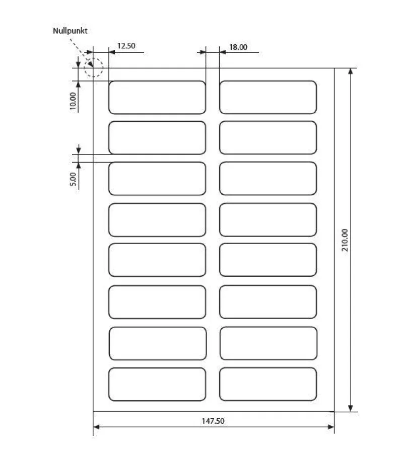 Jetzt auch als selbstklebende Ausführung einzusetzen: Das vielseitig einsetzbare Alu-Schild 18 x 52
