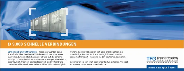 Bild: portamundi gibt als Leadagentur dem Frankfurter Logistikunternehmen TFG Transfracht International ein neues Gesicht