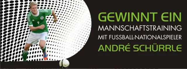 Bild: engelhorn sports verlost Mannschaftstraining mit André Schürrle