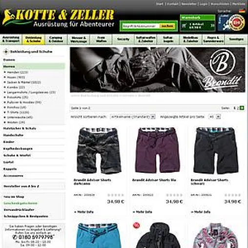 Bild: Design Klassiker neu aufgelegt: Brandit Jacken jetzt bei kotte-zeller.de