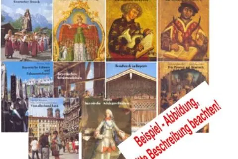 Bild: Kunst, Kultur und Geschichte Bayerns - In Vergessenheit geratene Taschen-Bändchen wieder erhältlich