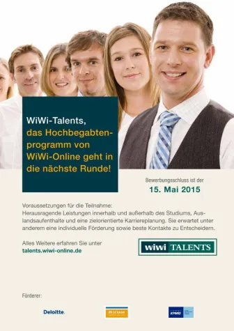 Talente im Bereich der Wirtschaftswissenschaften gesucht Bild: Talente im Bereich der Wirtschaftswissenschaften gesucht