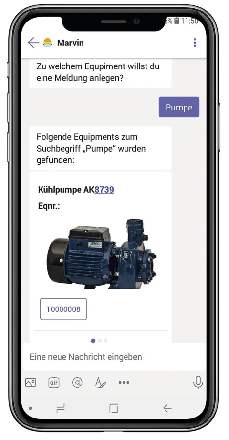Instandhaltungsmeldungen mit MARVIN von T.CON einfach per Sprach- oder Textdialog anlegen