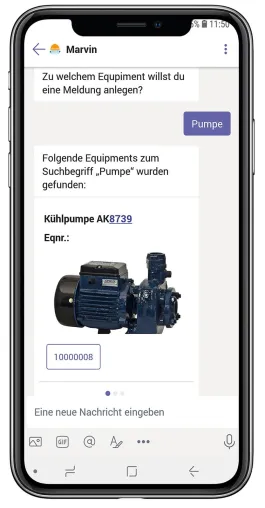 Bild: Preisgekrönter Chatbot MARVIN von T.CON: Innovativer digitaler Assistent für die mobile Instandhaltung