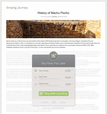 Bild: LaterPay startet Connector