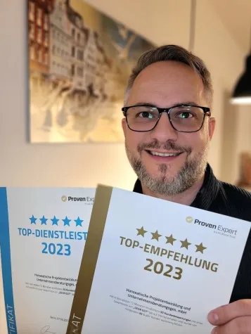 Bild: 5 Sterne für die Hanseatische Projektentwicklung und Unternehmensberatung