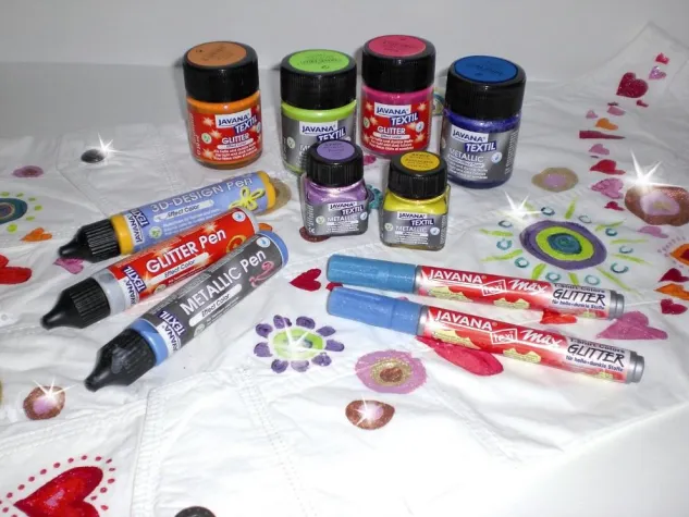 Bild: Neue Effektfarben für Textiles Gestalten