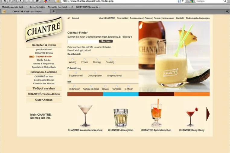 Bild: Neu im Internet: Cocktail-Finder liefert den passenden Drink