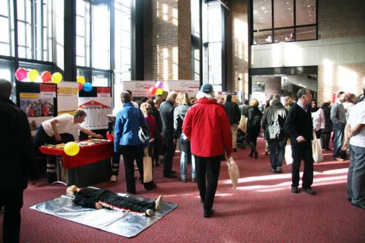 Viele Besucher interessierten sich für ein Ehrenamt beim ASB München