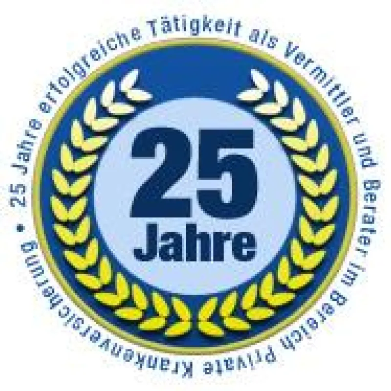 25 Jahre Berufserfahrung im Bereich der gesetzlichen und privaten Krankenversicherungen