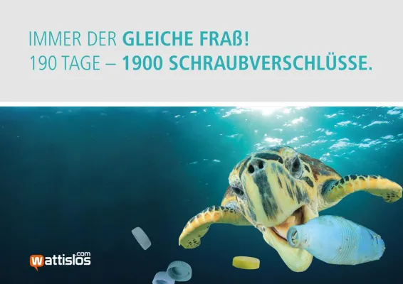 Bild: meistro ENERGIE Mitarbeiter sammeln Plastikverschlüsse und spenden über 1.000 Euro