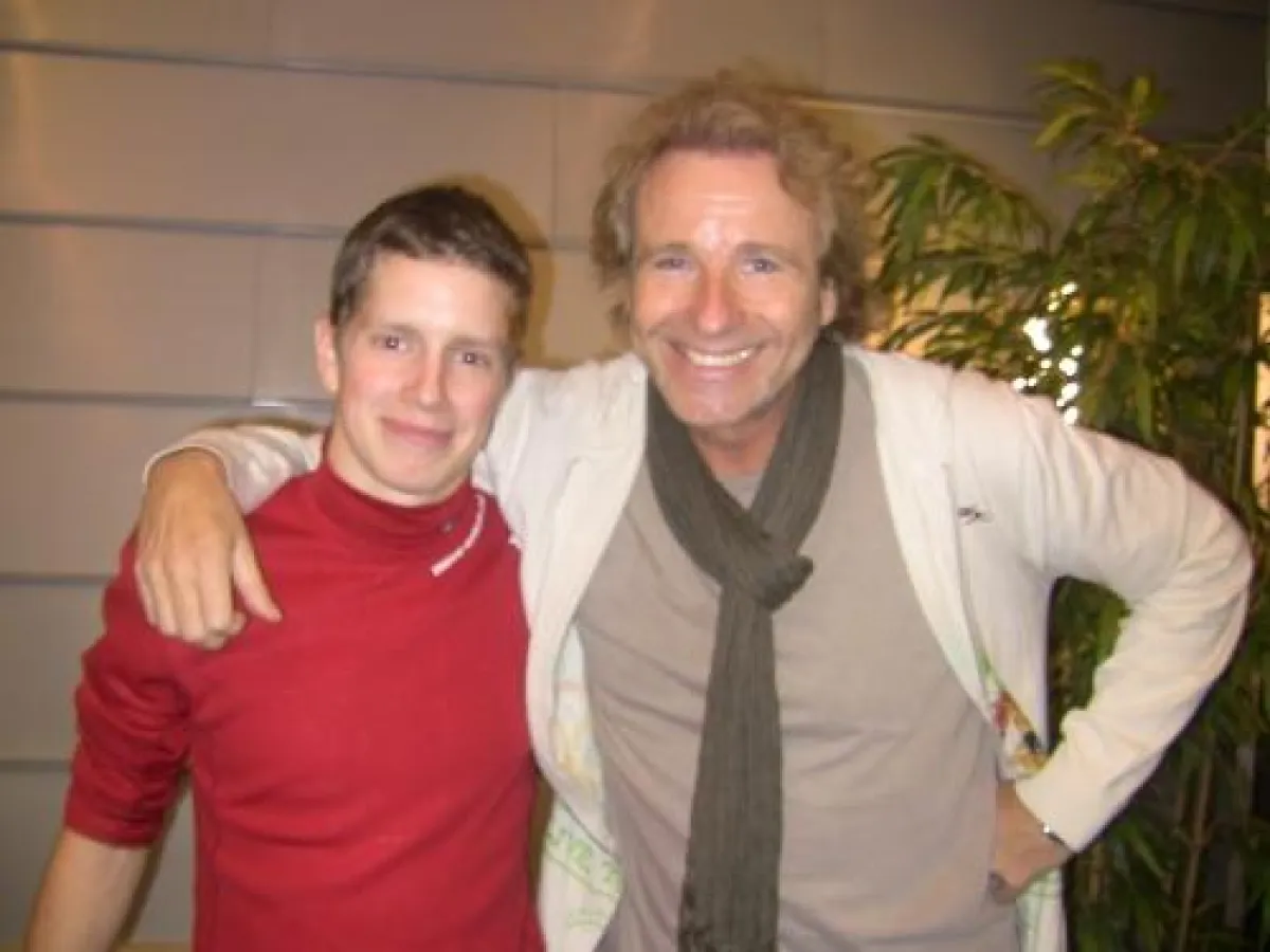 Pascal Siffert mit der Außenwette bei 