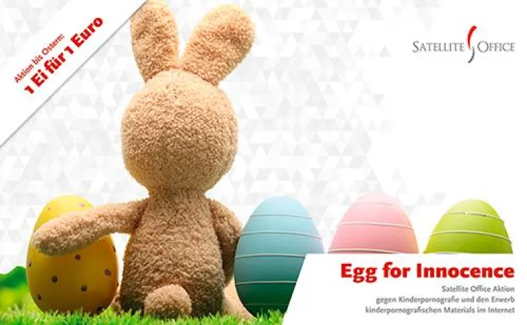 Bild: Satellite Office startet Aktion "Egg for Innocence"