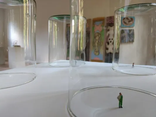 Bild: Kunstausstellung „GlasWerk" Kunstverein Röderhof b. Halberstadt und Glasmanufaktur Harzkristall Derenburg