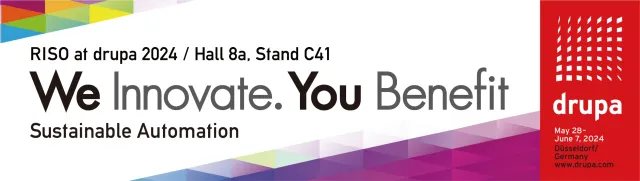 RISO auf der drupa 2024 Bild: RISO auf der drupa 2024