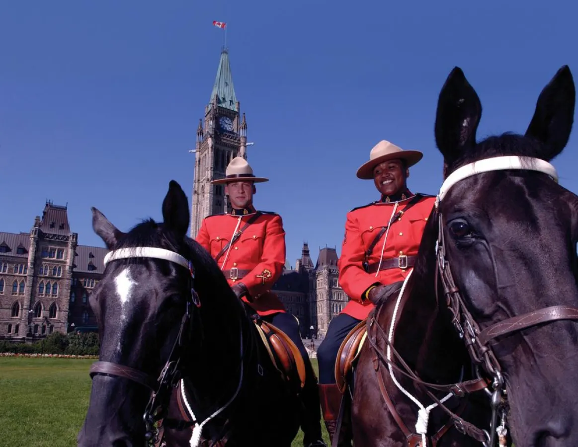 Typisch Kanada: Die Royal Canadian Mounted Police (Foto: Botschaft von Kanada)
