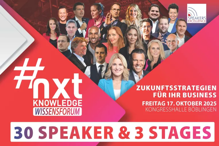 NXT:Knowledge Stuttgart 2025 – Das Bildungsevent mit Erlebnischarakter Bild: NXT:Knowledge Stuttgart 2025 – Das Bildungsevent mit Erlebnischarakter
