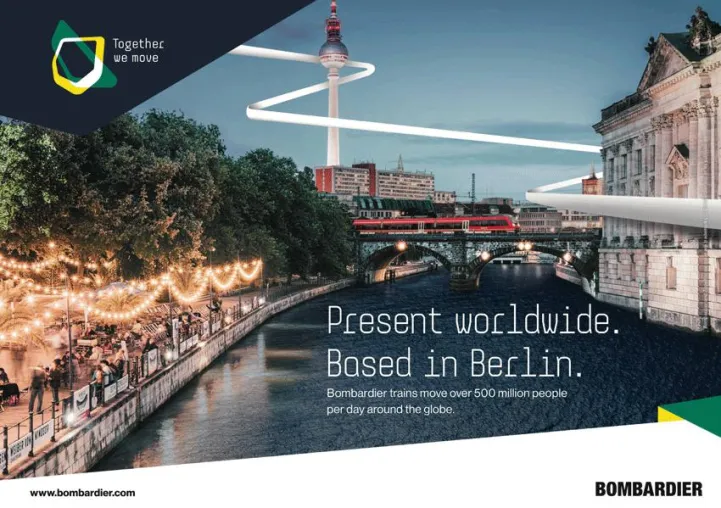 #mitunsnachwoanders – CB.e unterstreicht Regionalität der globalen Marke Bombardier Bild: #mitunsnachwoanders – CB.e unterstreicht Regionalität der globalen Marke Bombardier