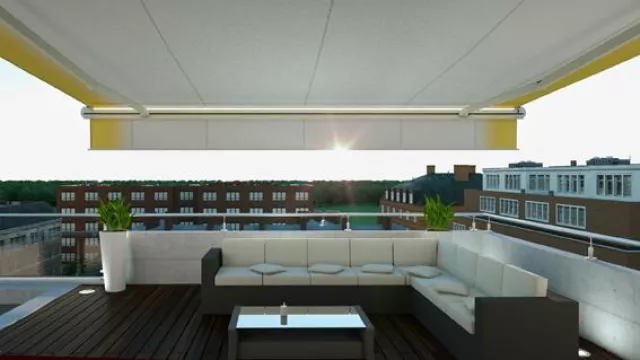 Bild: Urban Shadows bieten trendigen Wohn-Chic - Neue Markisentuchserie von markilux für modernes Leben