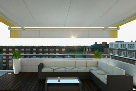 Bild: Urban Shadows bieten trendigen Wohn-Chic - Neue Markisentuchserie von markilux für modernes Leben