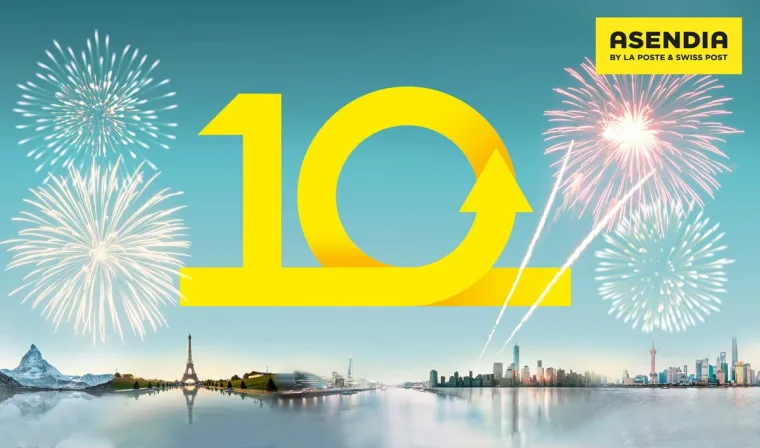 Asendia feiert 10-jähriges Jubiläum Bild: Asendia feiert 10-jähriges Jubiläum